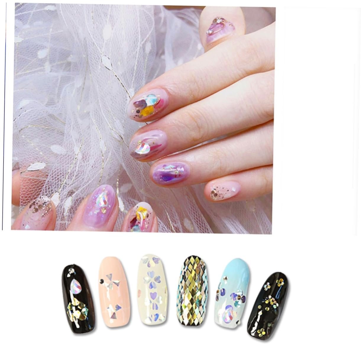 Прикраса для нігтів Healvian, фото №6