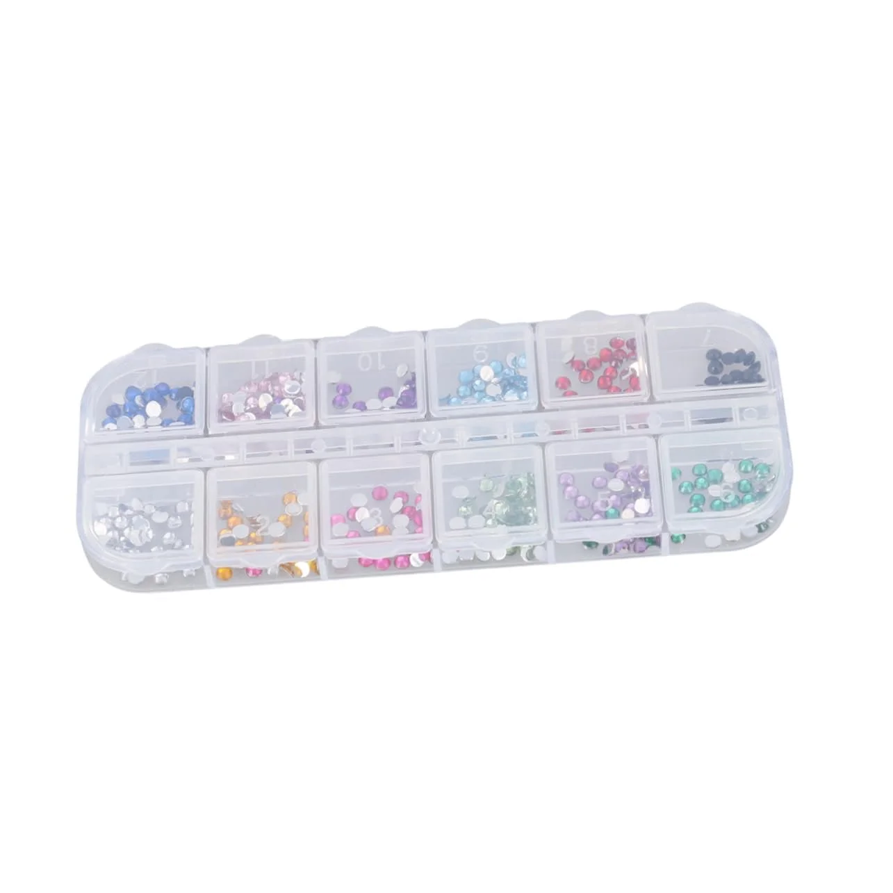 Блискітки для нігтів Beavorty Каміння набір., фото №9