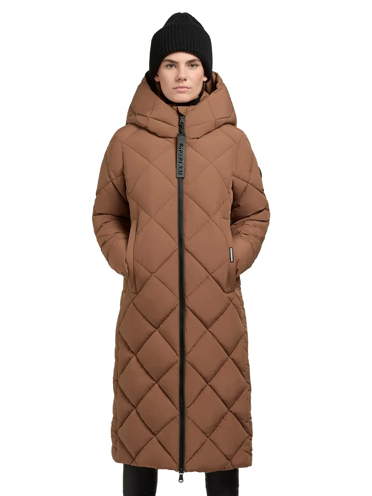 Жіноче зимове пальто khujo Elow-YM стьобане, фото №1