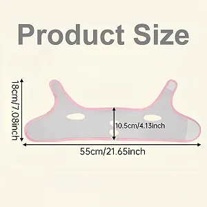 Маска для сну для скульптурування обличчя AEIOPRS Beauty V Shape, для формування V-лінії обличчя, 2 шт synthetic.ua - Фото 1