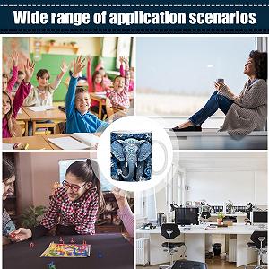 Кружка Кофейная Elephant 350 мл, Кружка с дизайном слона, Керамическая кружка для горячих напитков, Милая кружка с дизайном животных, Отличная кружка для подарка, Уникальная кофейная кружка со слоном, Для супа, Виски synthetic.ua - Фото 1