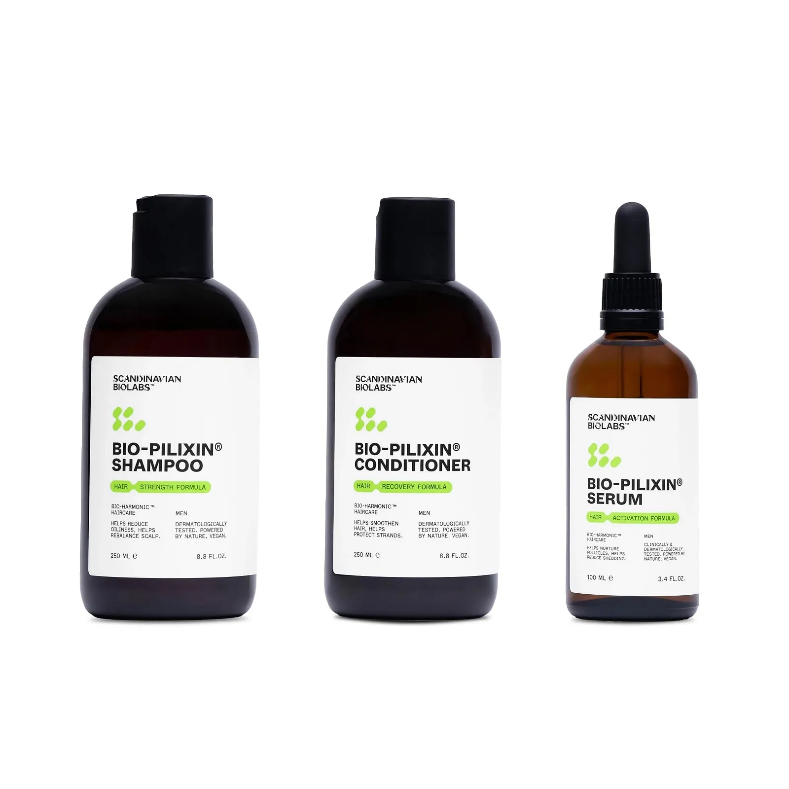 Засіб для росту волосся Scandinavian Biolabs Bio-Pilixin Routine Для Чоловіків, фото №1