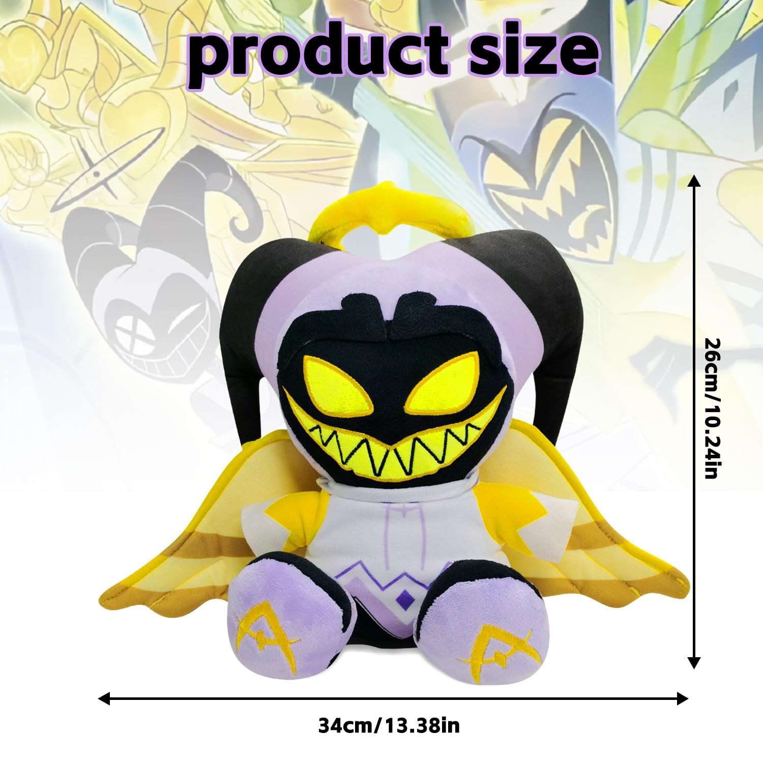 Игрушка плюшевая YISKY Hazbin Hotel Adam 10 Inch, Красный, фото №2 Игрушка плюшевая YISKY Hazbin Hotel Adam 10 Inch, Красный, фото №2