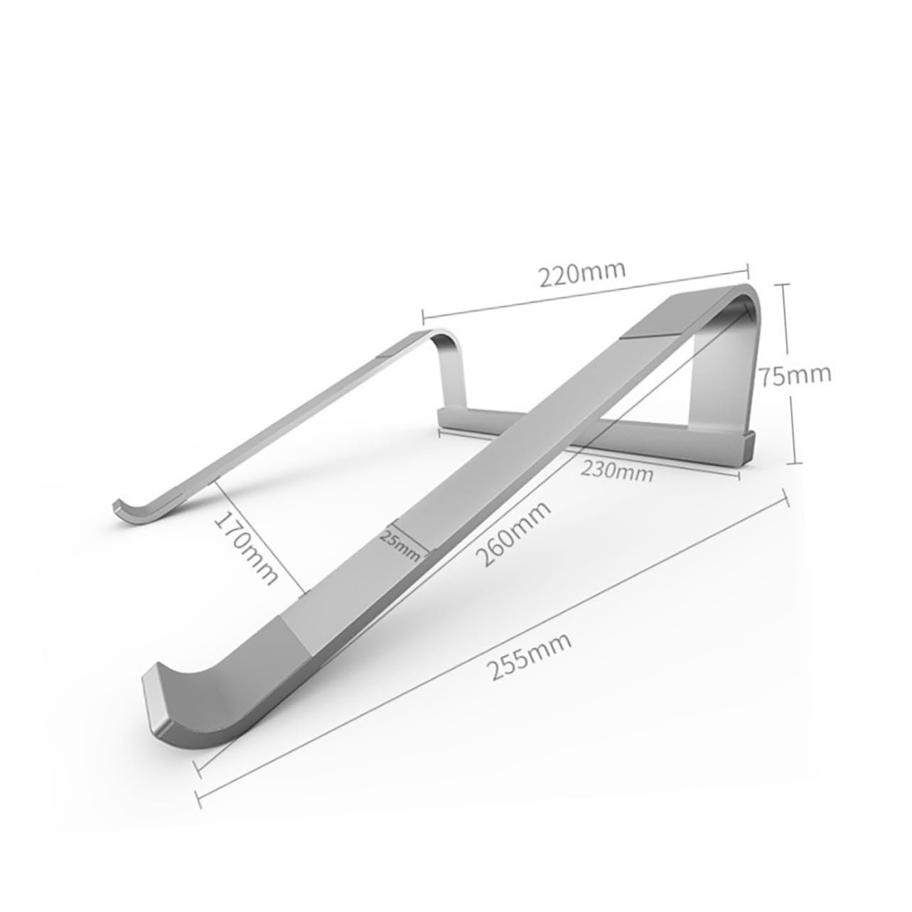 Подставка для ноутбука Tofficu Алюминиевый сплав Серебряный, фото №6