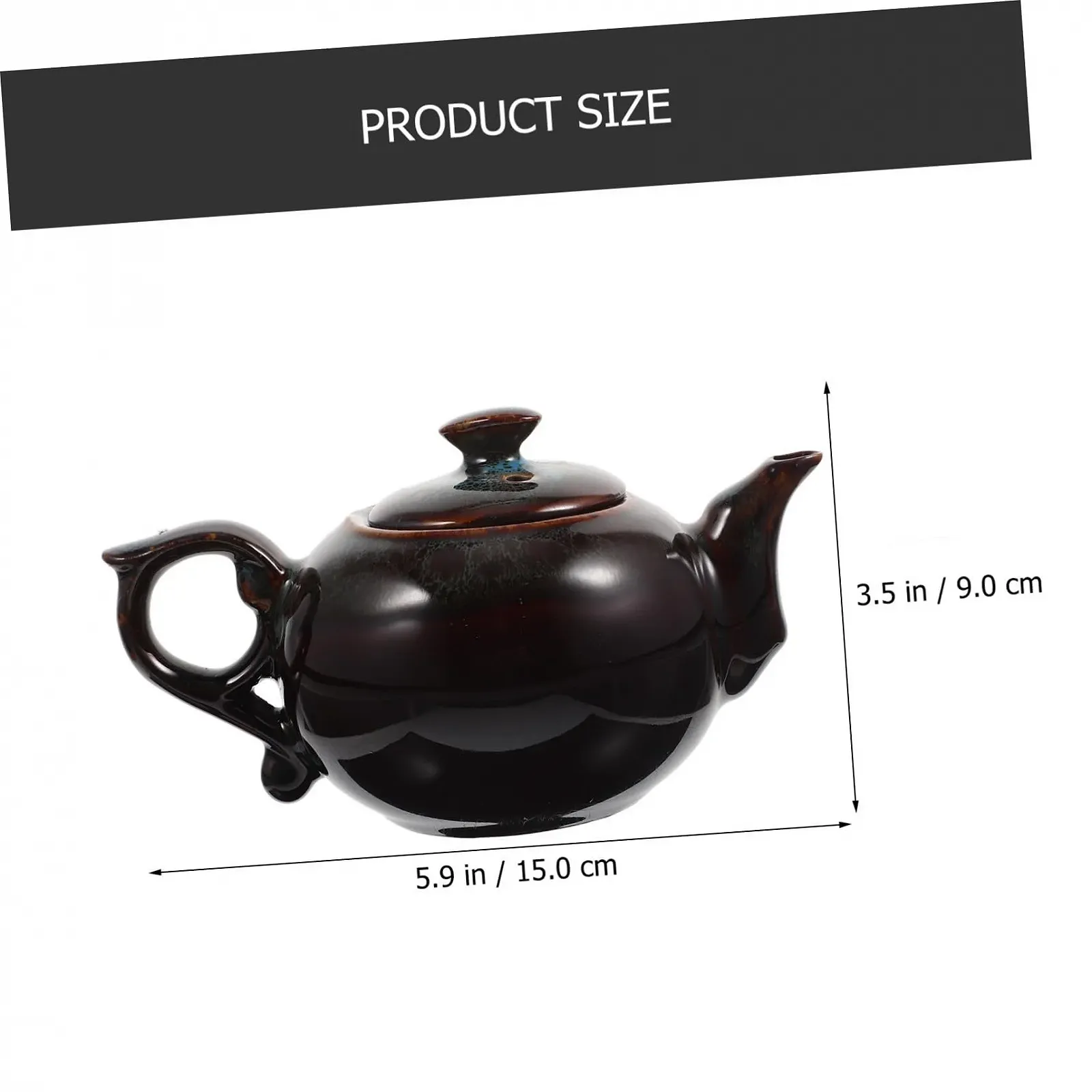 Чайник-заварник PartyKindom Керамічний з бічною ручкою, фото №2