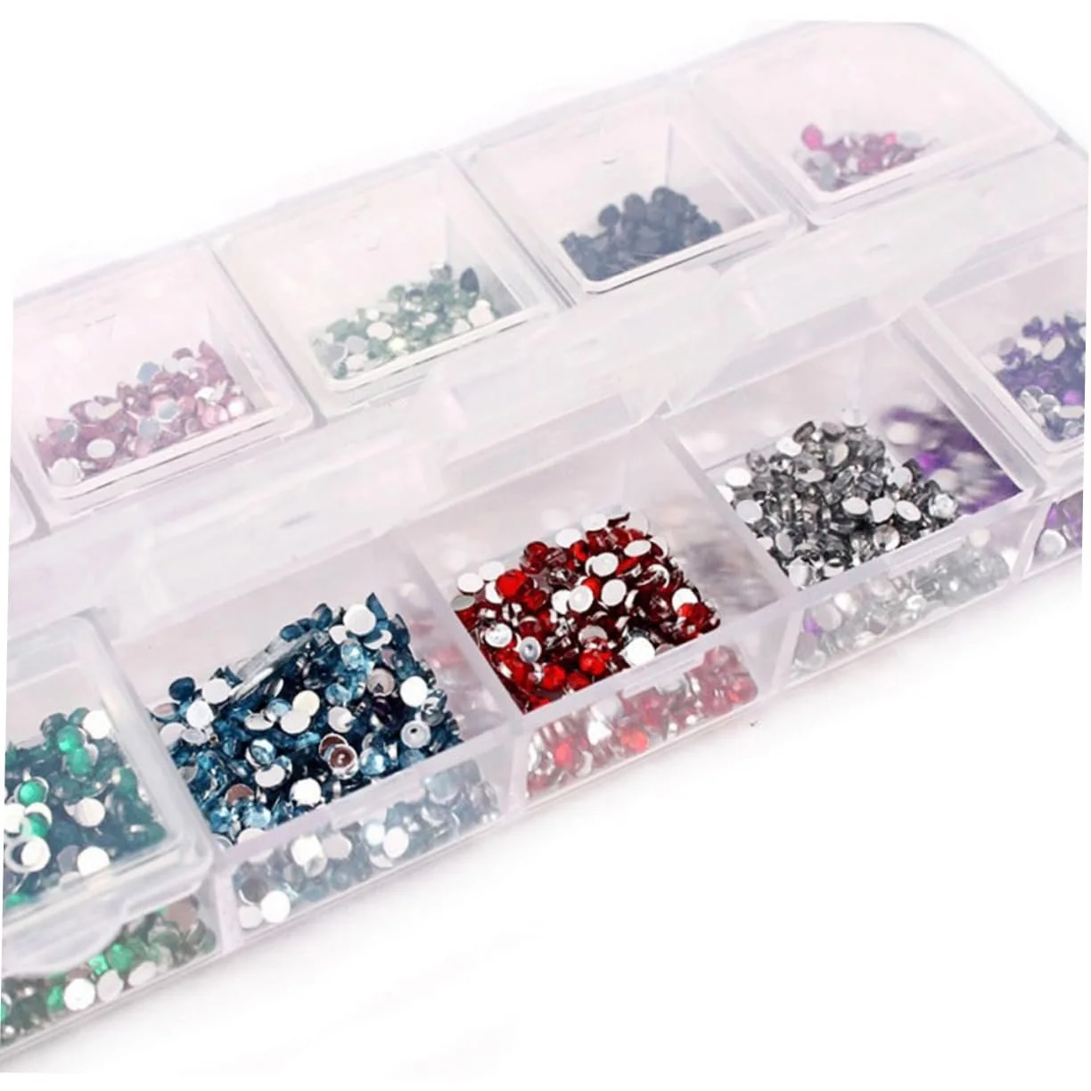 Декор для ногтей Healvian Farben Drop Drill Акрил Круглый Для изготовления украшений Ручной работы, фото №4