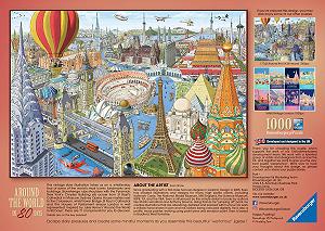 Пазл Ravensburger Around The World in 80 Days 1000 элементов synthetic.ua - Фото 1