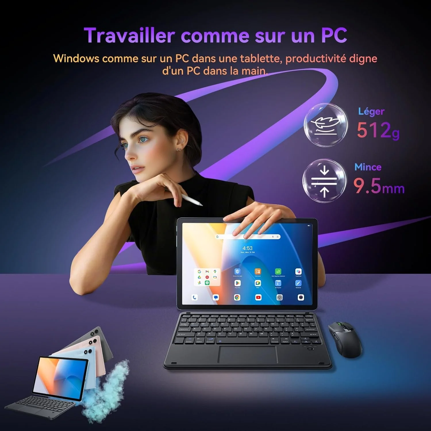 Планшет Blackview Tab 9 WIFI 11" (6+12)/256ГБ 8 ядер Android 14 8200 мАч Черно - Серый, фото №6