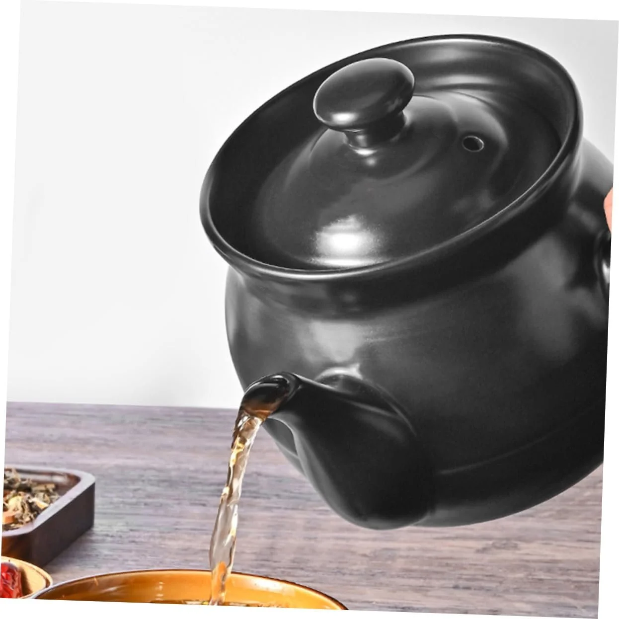 Ківш для приготування ліків керамічний з ручкою, фото №3