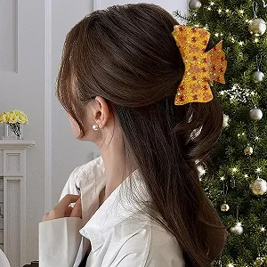 Заколки для волос Bexdug Рождественские Удобные Портативный дизайн для Рождества Дня рождения Нового года synthetic.ua - Фото 1