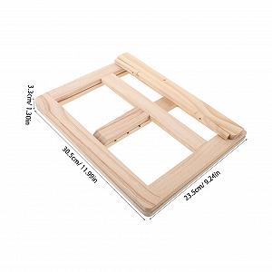 Регулируемая Деревянная Подставка для Книг с Боковыми Держателями synthetic.ua - Фото 1