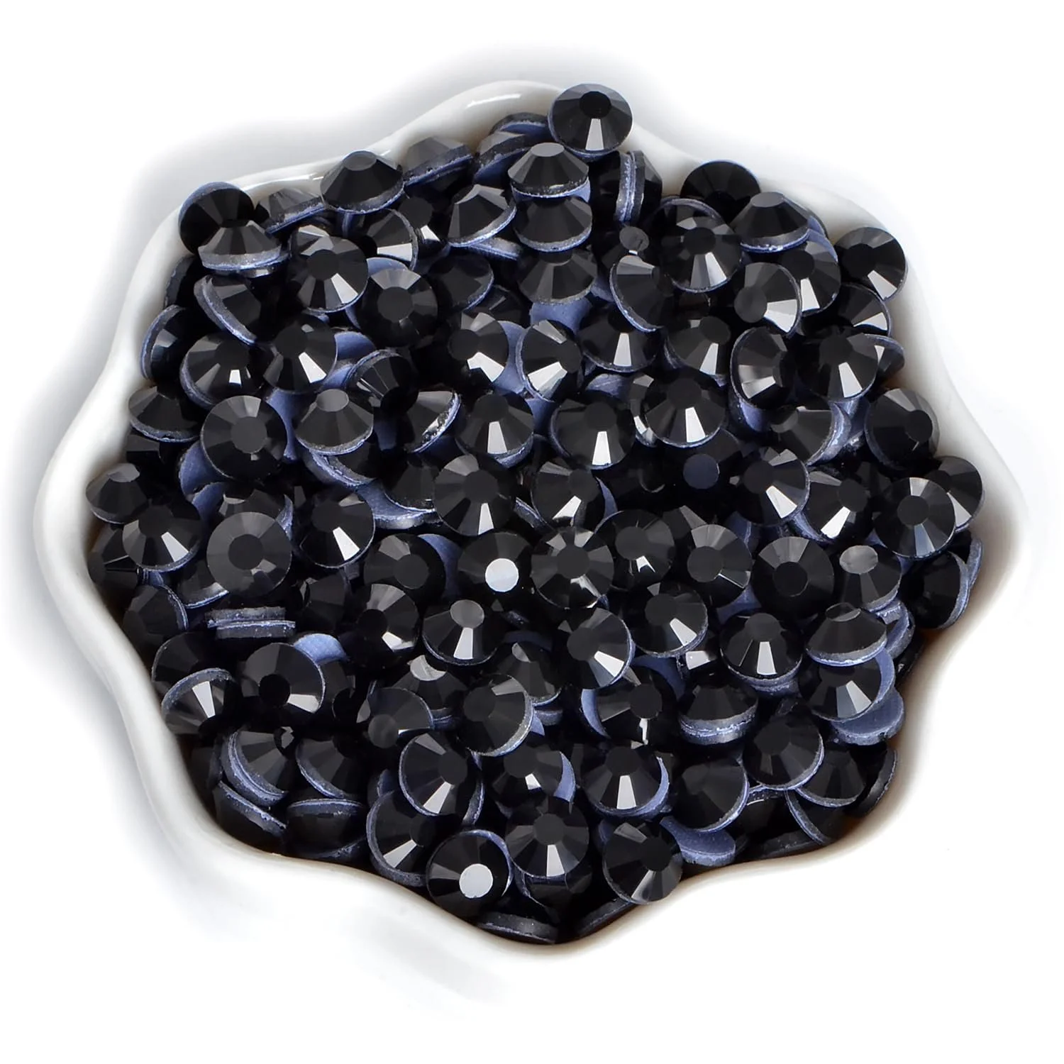 Стразы Круглые SS20 Чёрный 1440шт, фото №2