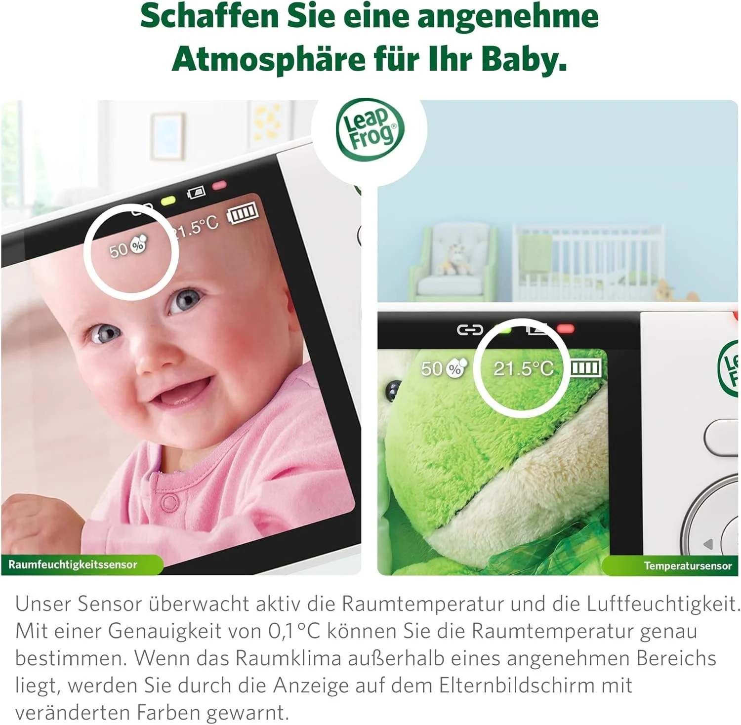 Видеоняня LeapFrog LF815HD Белый, фото №7 Видеоняня LeapFrog LF815HD Белый, фото №7