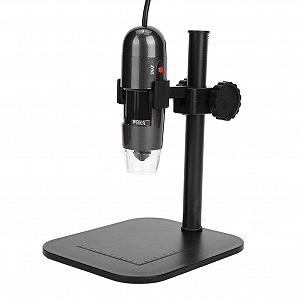 Микроскоп S04 25X-600X 8LED с белым светом, цифровой USB-микроскоп с универсальным металлическим кронштейном - Фото 1