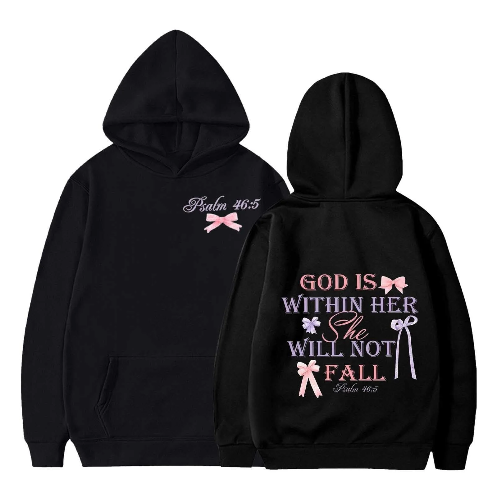 Худі для дівчинки, з принтом, з довгими рукавами, спортивний, повсякденний, фото №4