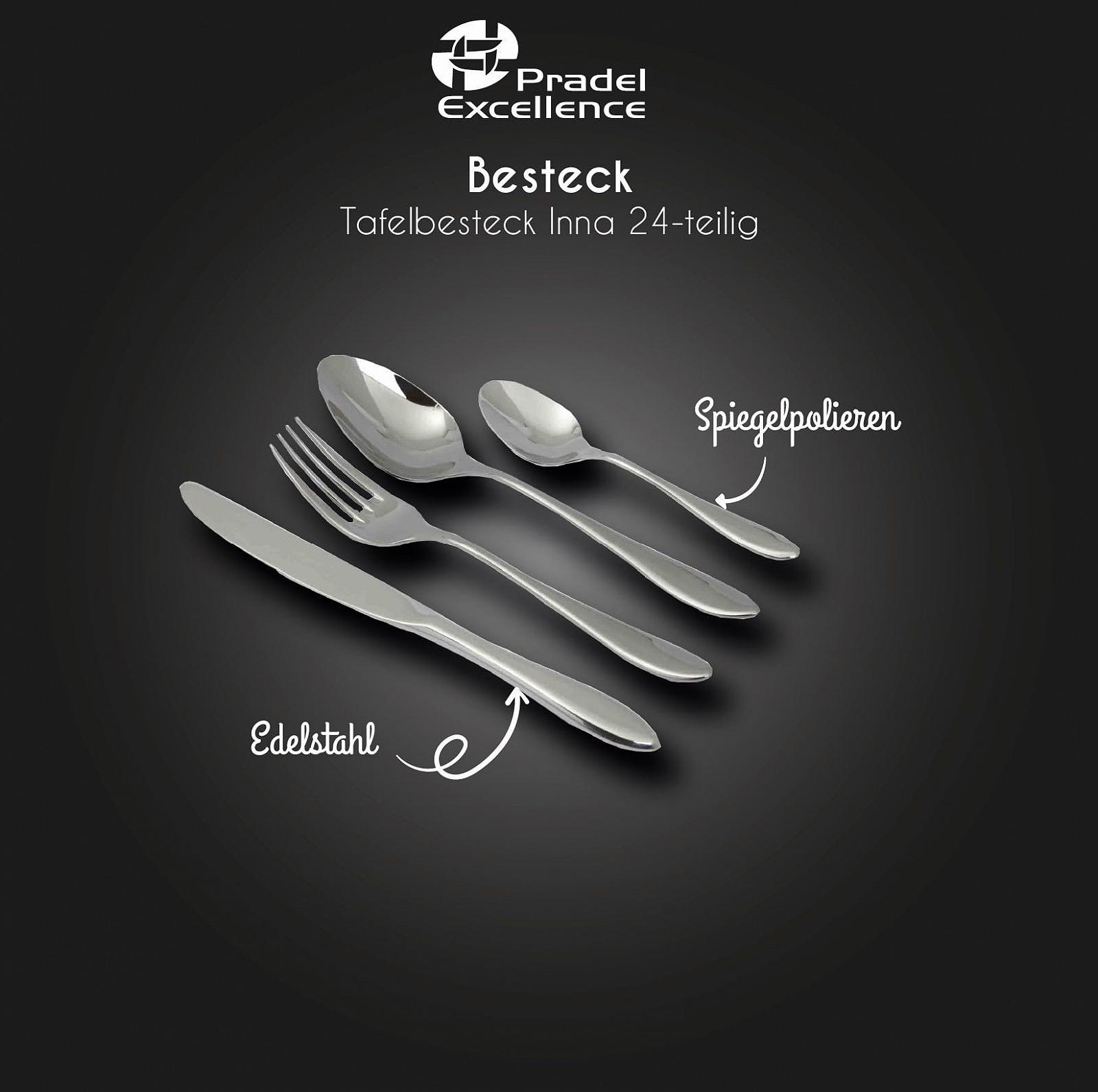 Набор столовых приборов Pradel Excellence 7130-24, нержавеющая сталь, фото №3 Набор столовых приборов Pradel Excellence 7130-24, нержавеющая сталь, фото №3