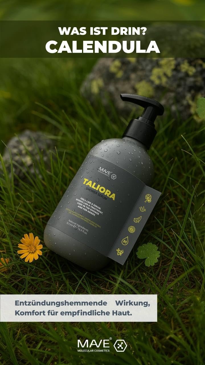 Гель-сироватка для душу MAVE Taliora 500 мл pH-нейтральна з алое вера, центелою та жожоба, фото №7