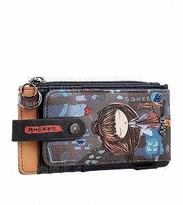 Кошелек Anekke Contemporary Cartoon RFID Protected Faux Leather Разноцветный synthetic.ua - Фото 1
