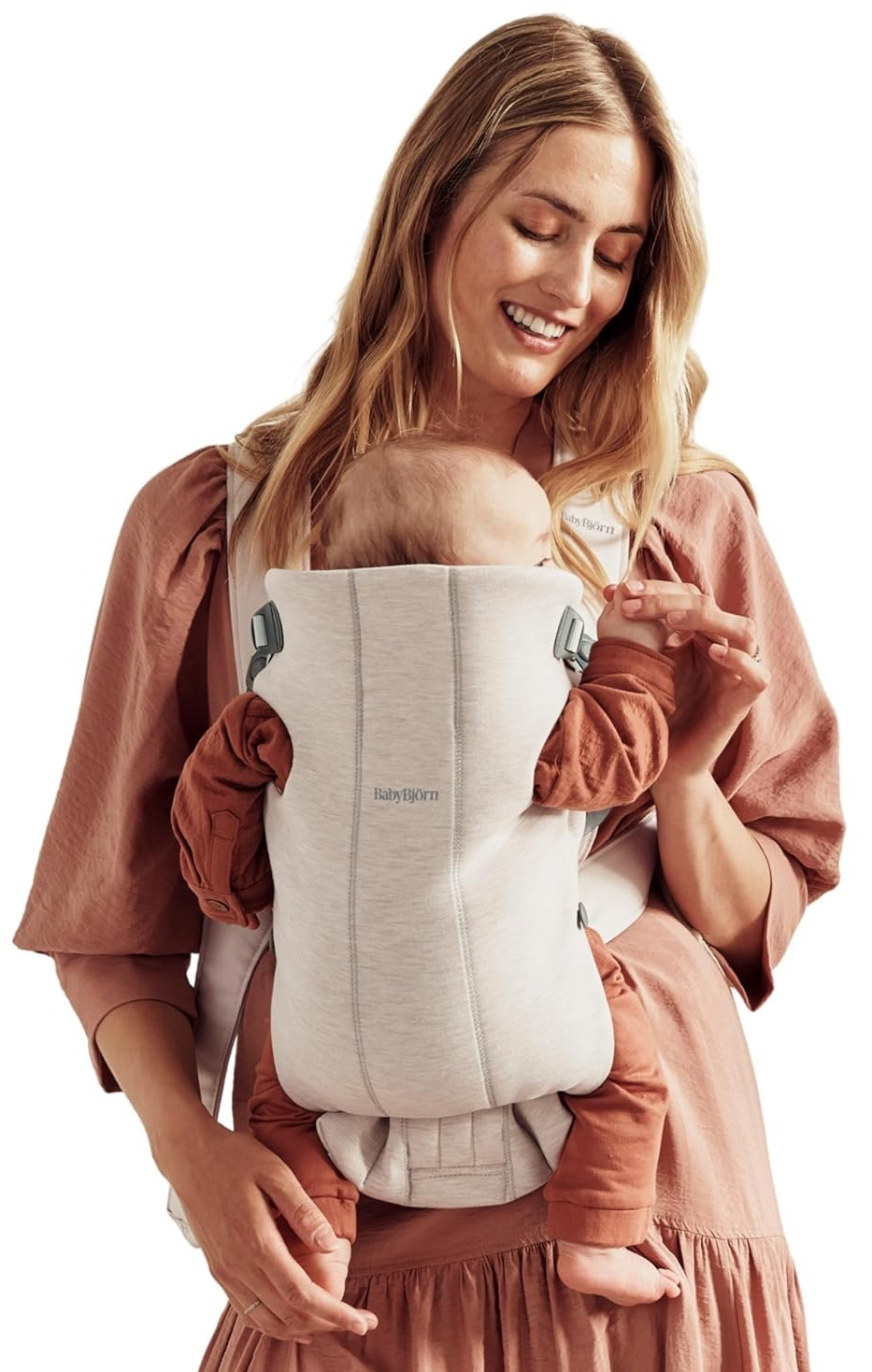 Рюкзак-переноска для новорождённых BabyBjörn Mini Светло-бежевый, фото №1