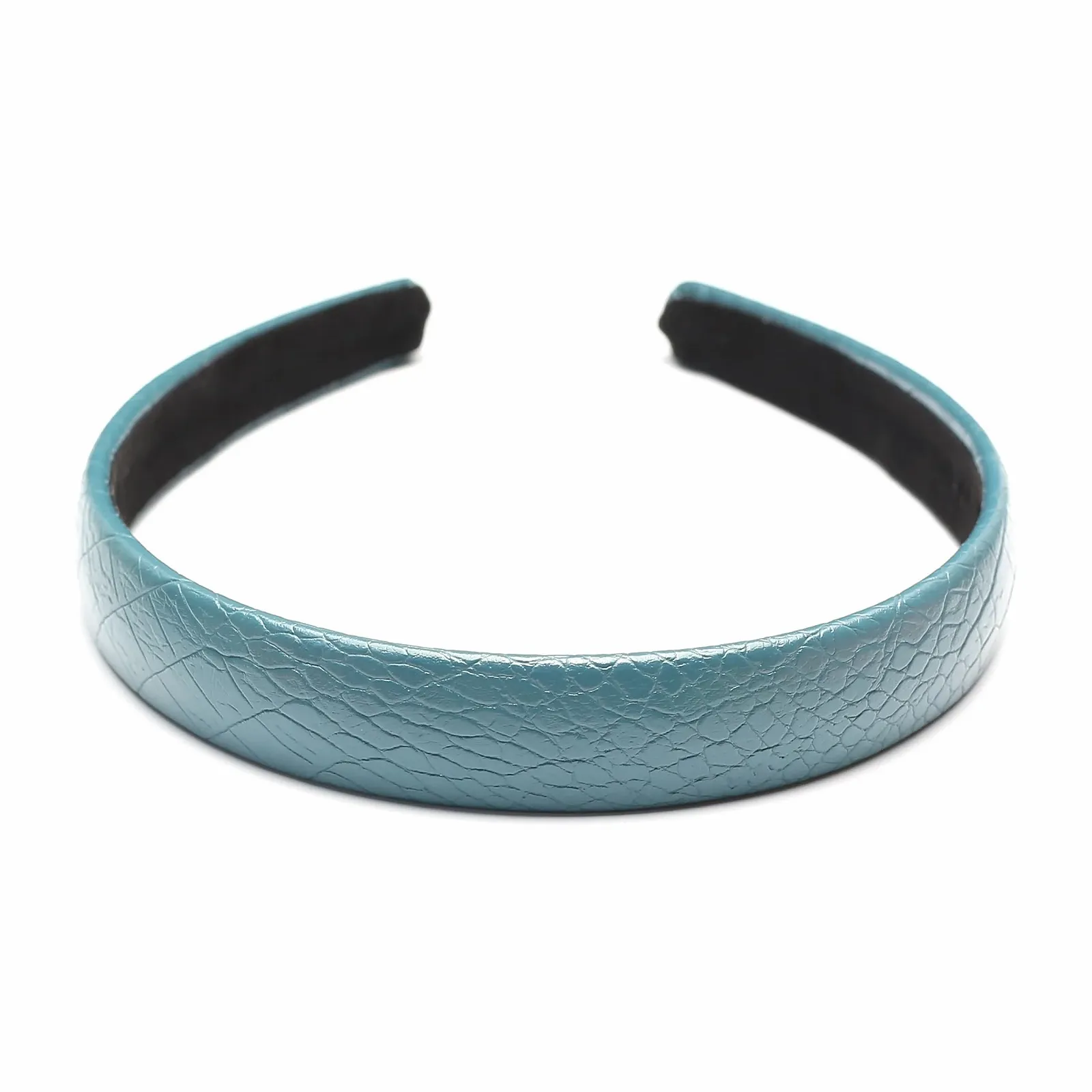 Обруч Кожаный Голубой, фото №2