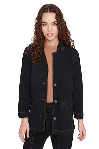 Куртка TRENDYOL Regular Basic Однотонный - Фото 1