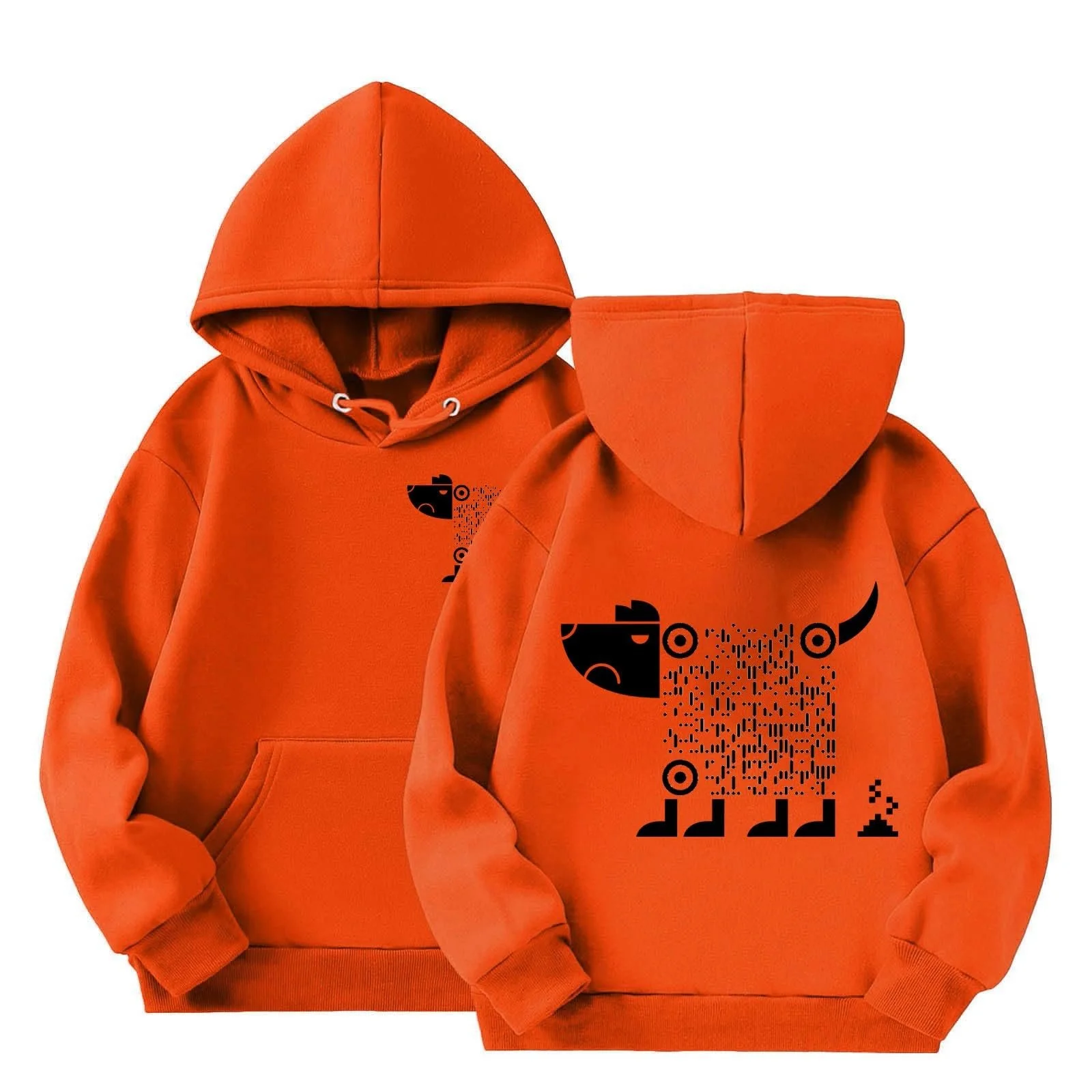 Худі для дівчаток Різдвяний з Qr кодом, фото №2