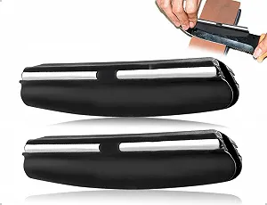 Держатель угла заточки ножей для точильных камней 2 шт. черный - Фото 1