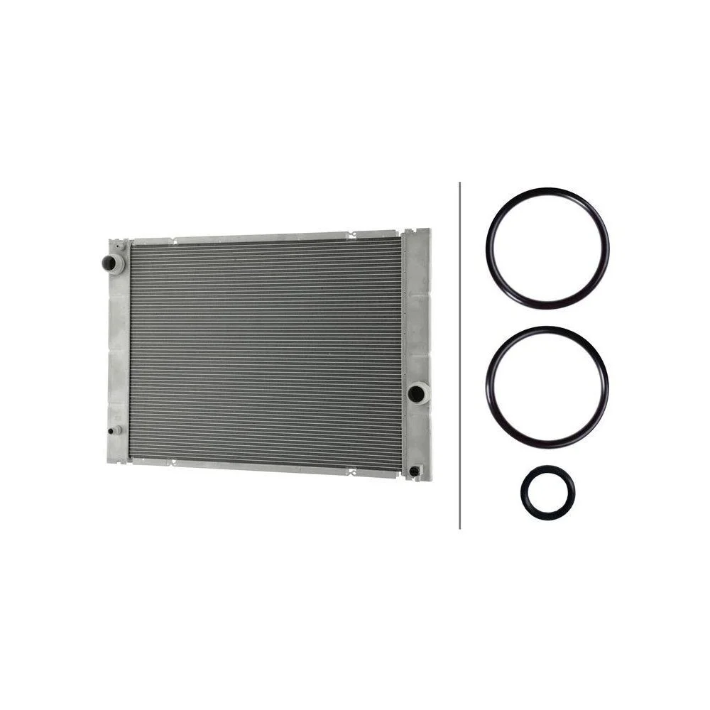 Радіатор охолодження двигуна HELLA 8MK 366 302-031, фото №1