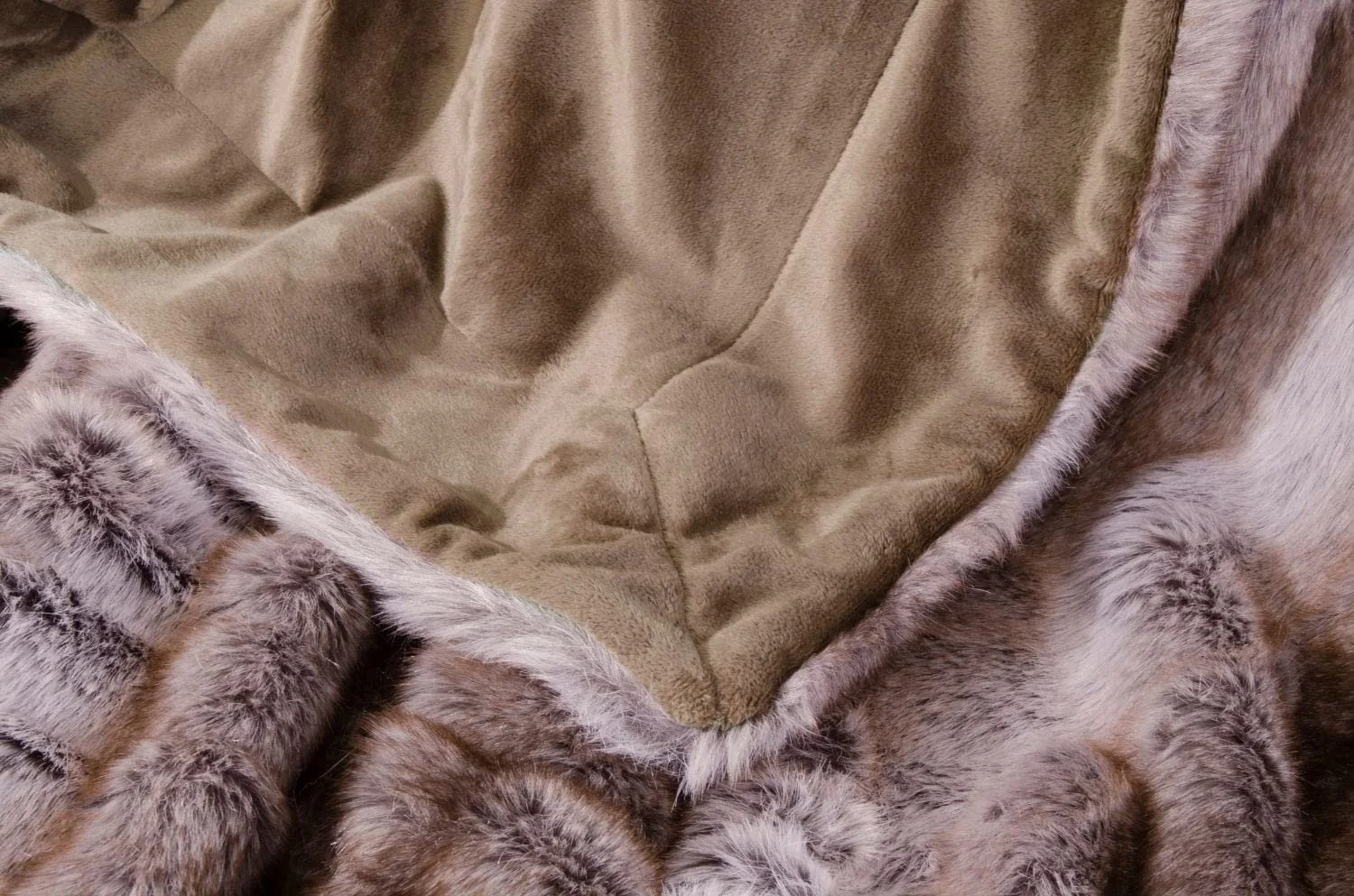 Покривало Wohnen & Accessoires GmbH & Co. KG Faux Fur Jackal 150 x 200 см, фото №3