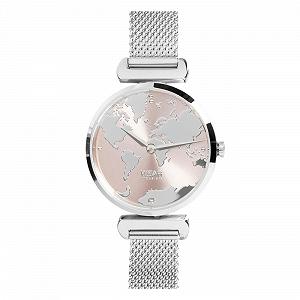 Жіночий годинник WearTravelers Мапа світу Сталь 326L Водонепроникний - Фото 1
