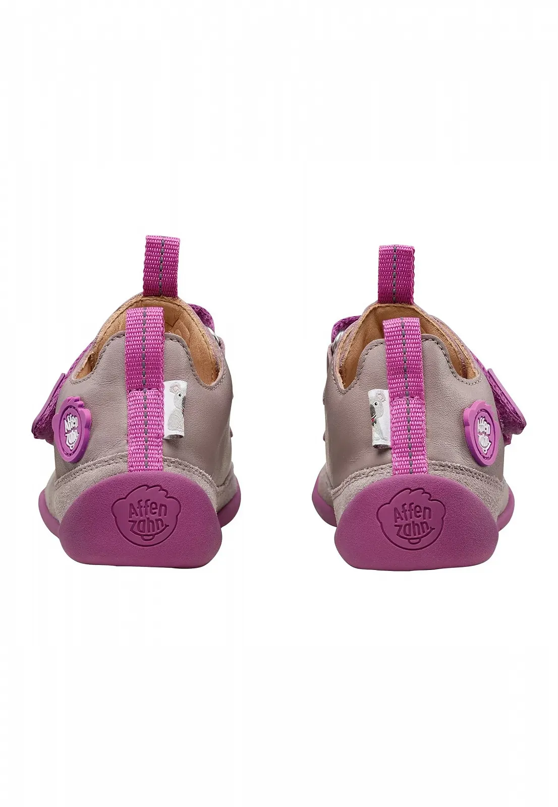 Босоножки Affenzahn Leather Buddy на липучках Мягкие Нескользящие Гибкие Светоотражающие и девочек Размер EU 21-32/UK 4.5-13, фото №4