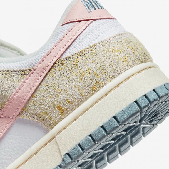Кроссовки NIKE DUNK LOW PINK BLUE GOLD 44, фото №5