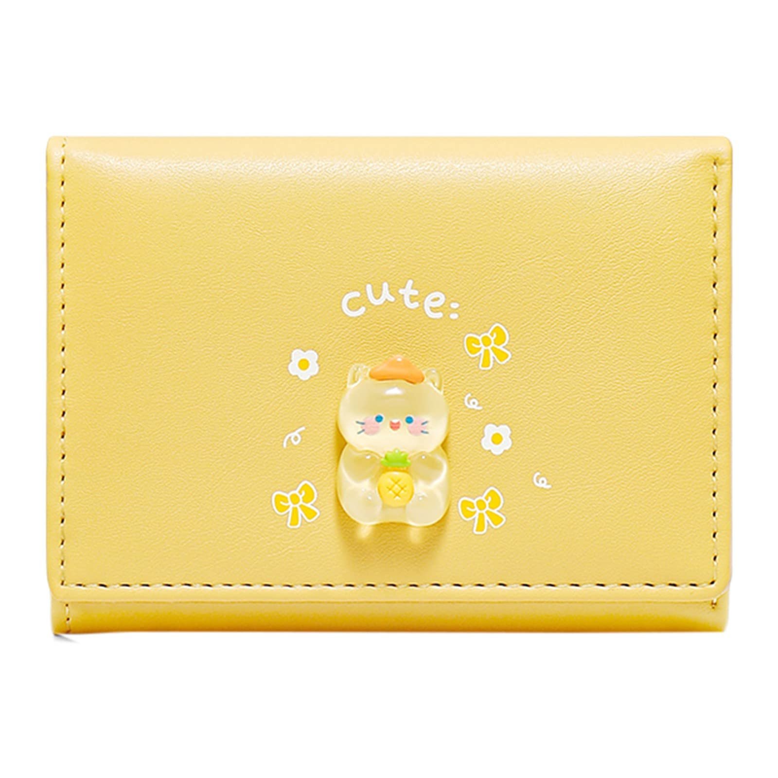 Гаманець для дівчинки PrintingShort Fruit Cute Clip Жовтий, фото №1