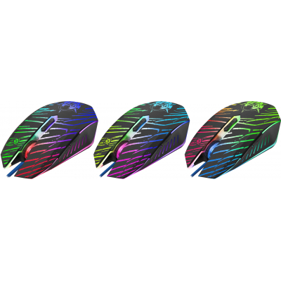 Мышка Defender Dark Agent GM-590L USB Black 52590, фото №2