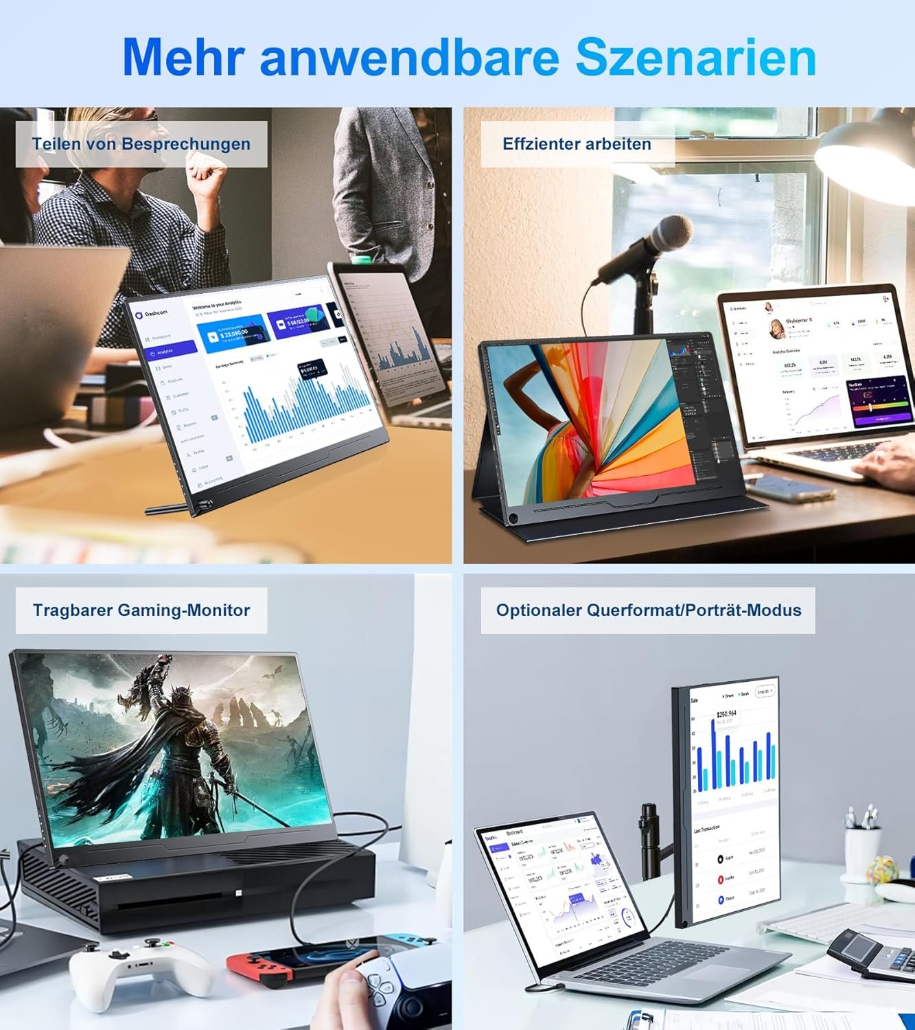 Монітор портативний 15.6" Missun XSEU-CX156-C 4K IPS 60 Гц, фото №8