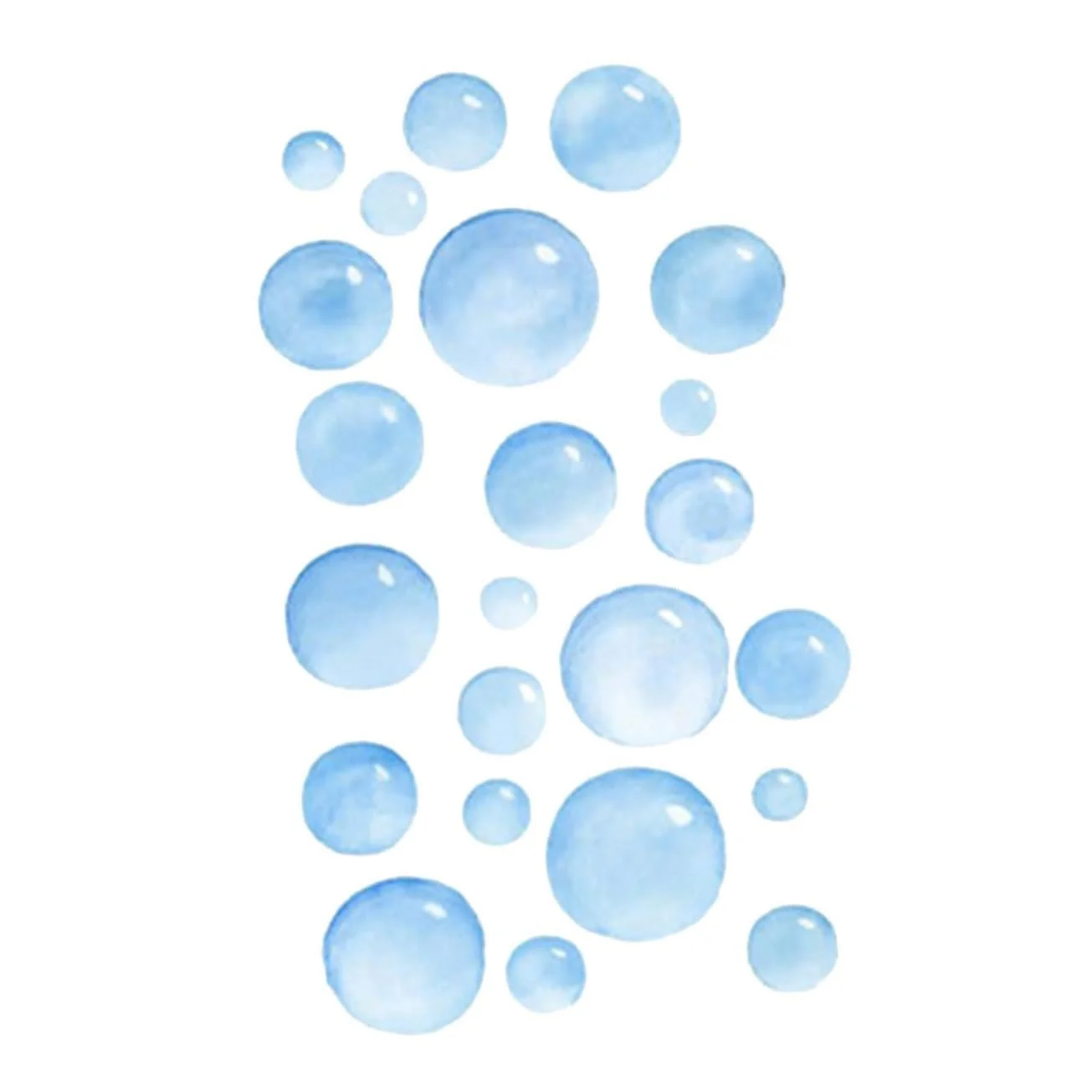 Наклейки на стену UPKOCH Пузырьки самоклеящиеся, фото №1