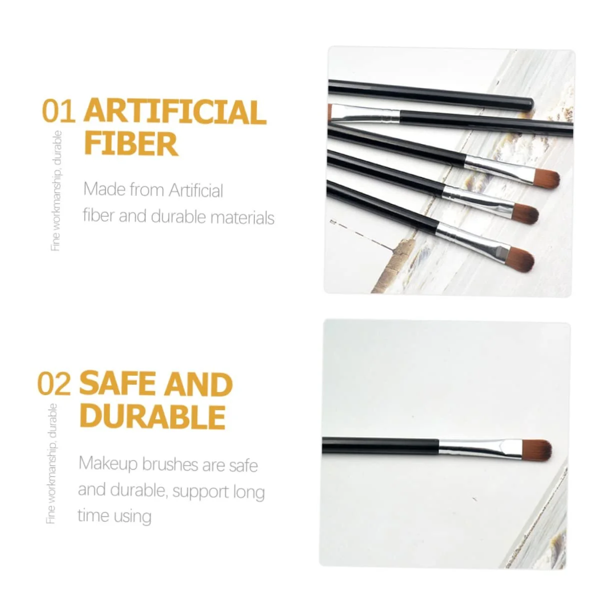 Пензлі FRCOLOR для тіней, скошений, фото №7