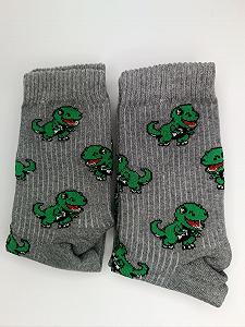 Чоловічі молодіжні шкарпетки високі демісезонні темно-сірі 39 — 44 розмір - Фото 1