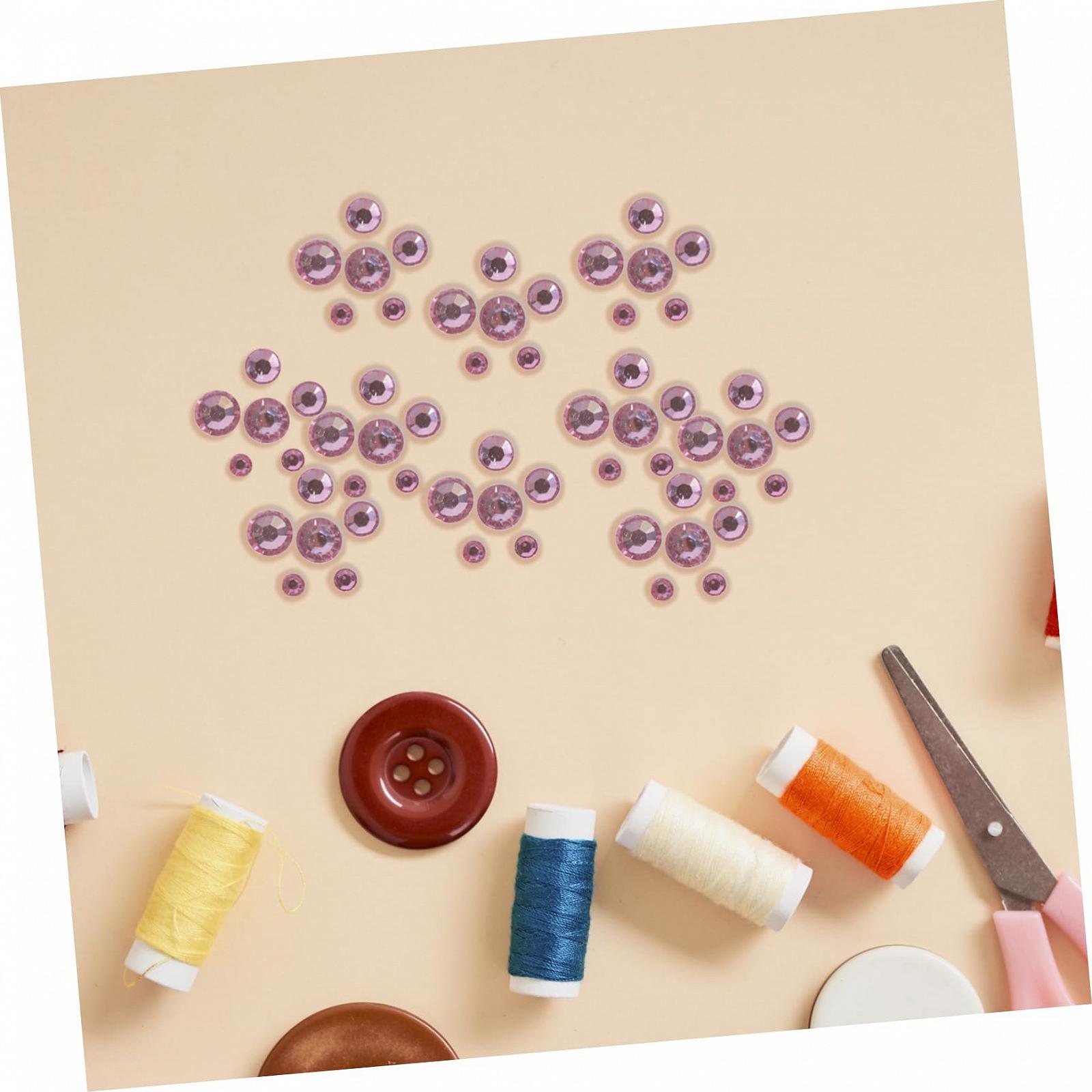 Стразы Тип NUOBESTY 3D для ногтей, розовые, фото №5