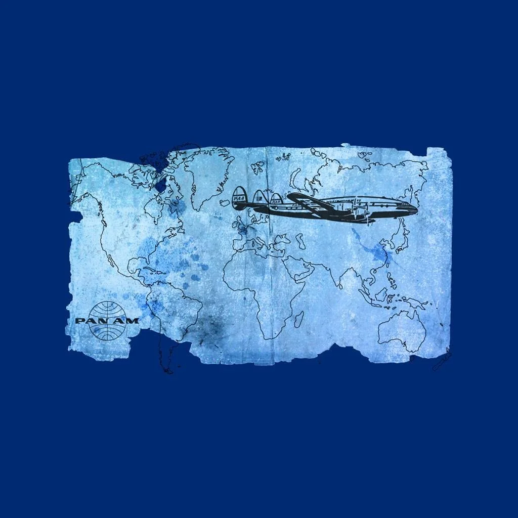 Детская куртка-бомбер Pan Am World Map, фото №2 Детская куртка-бомбер Pan Am World Map, фото №2