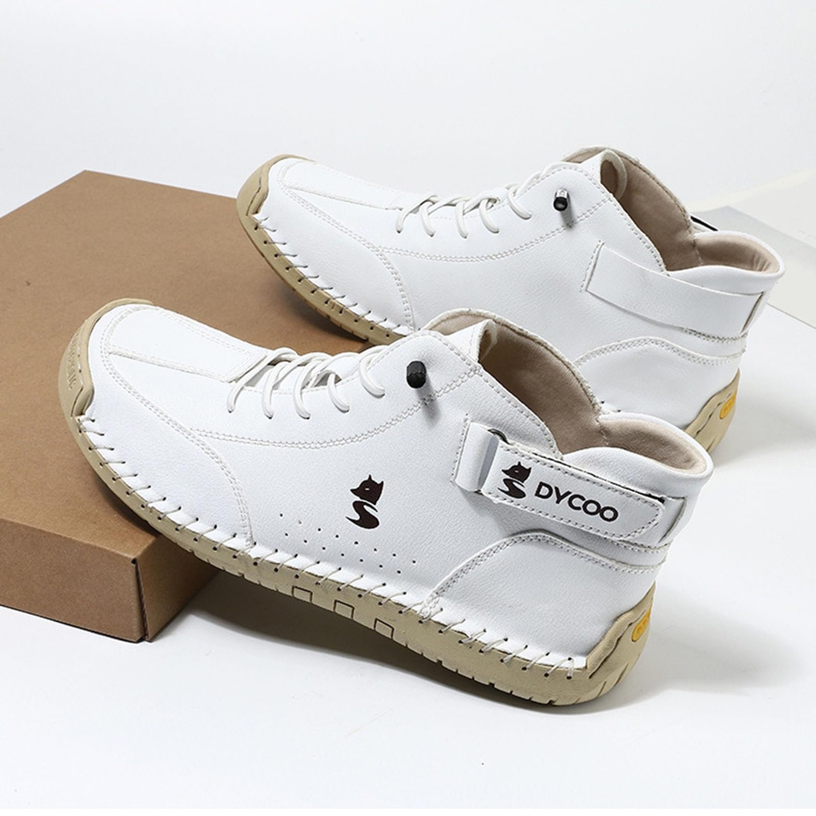 Ботинки Lvnsdknerse Barefoot кожаные высокие Alpaca ковбойские итальянские водонепроницаемые для тренировок носочные унисекс размер, фото №7