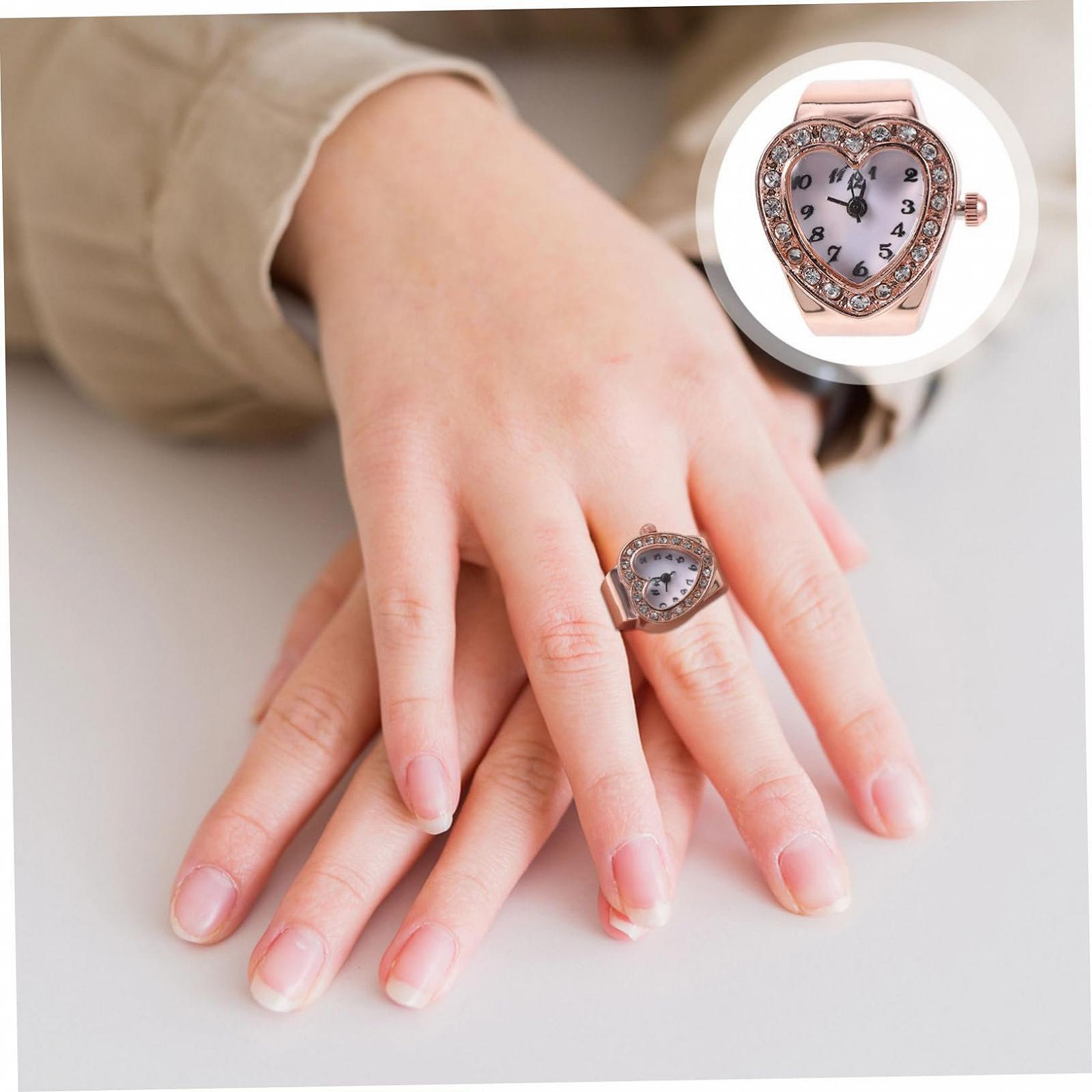 Кільце-годинник WRITWAA Серце Кварцовий, фото №7
