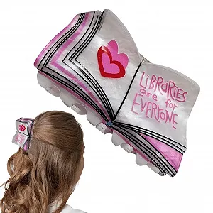 Заколка для волосся Книга Модна заколка-краб - Фото 1