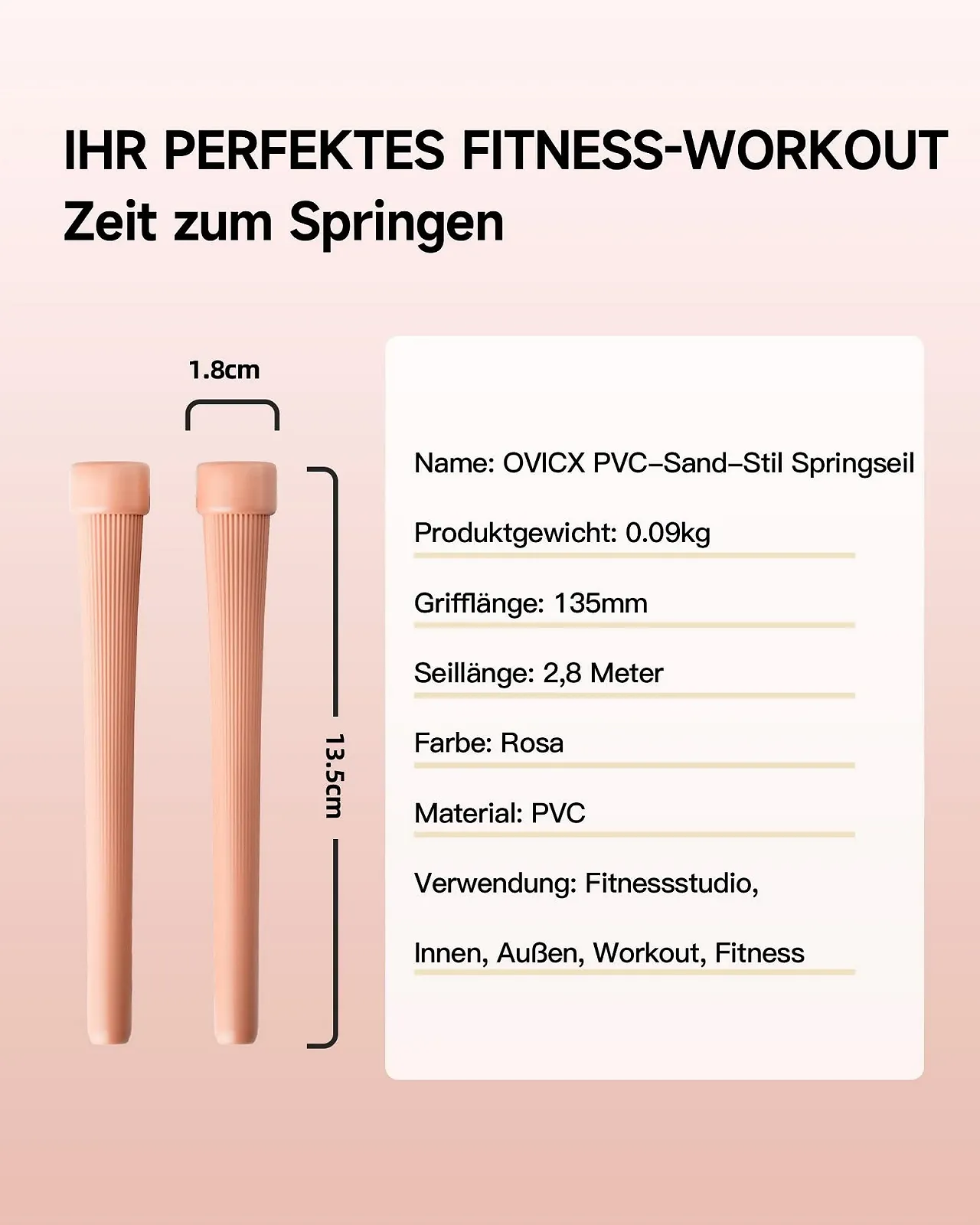 Скакалка OVICX регульована легка з нековзними ручками, фото №7 Скакалка OVICX регульована легка з нековзними ручками, фото №7