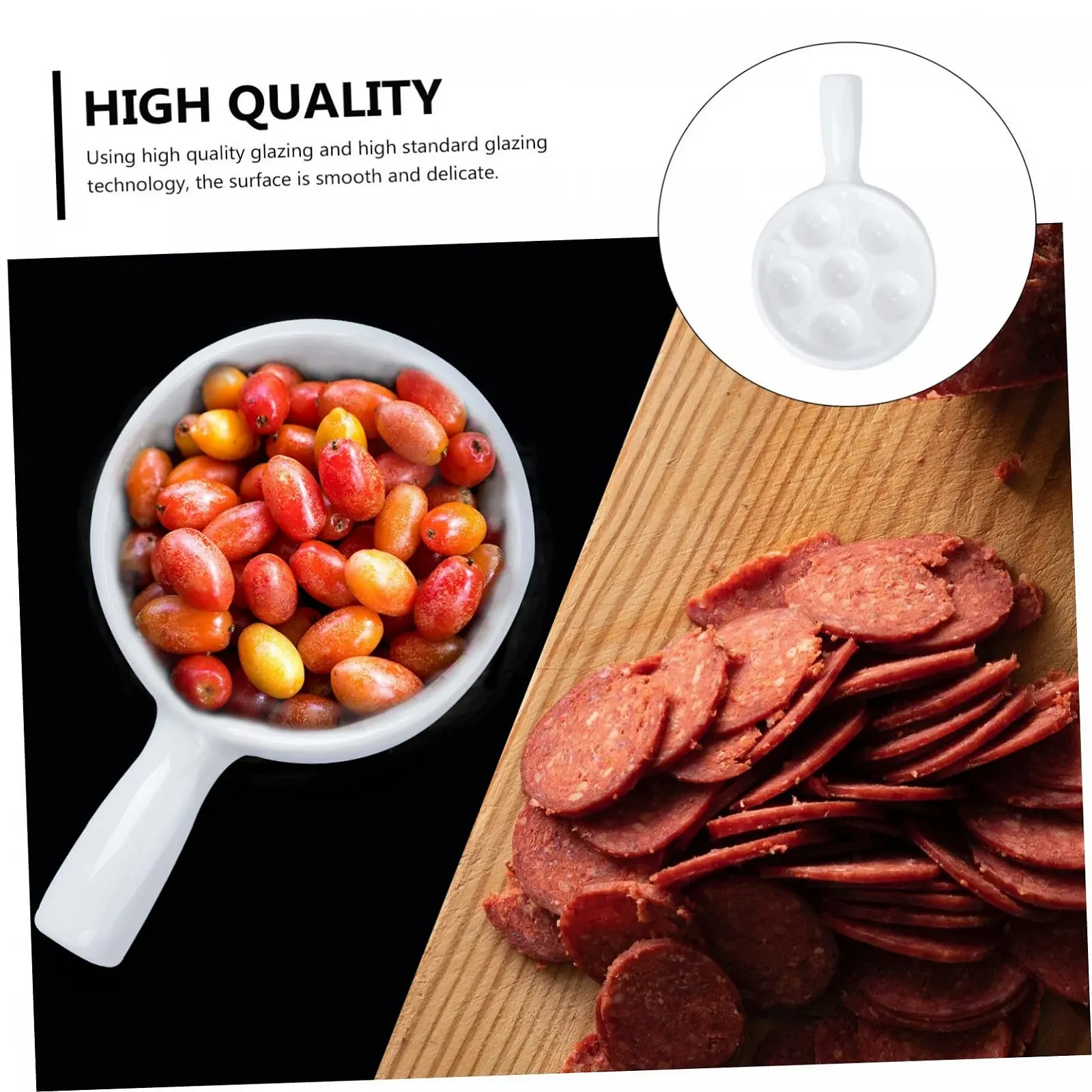 Форма для запікання VICASKY для равликів керамічна термостійка Білий, фото №6 Форма для запікання VICASKY для равликів керамічна термостійка Білий, фото №6