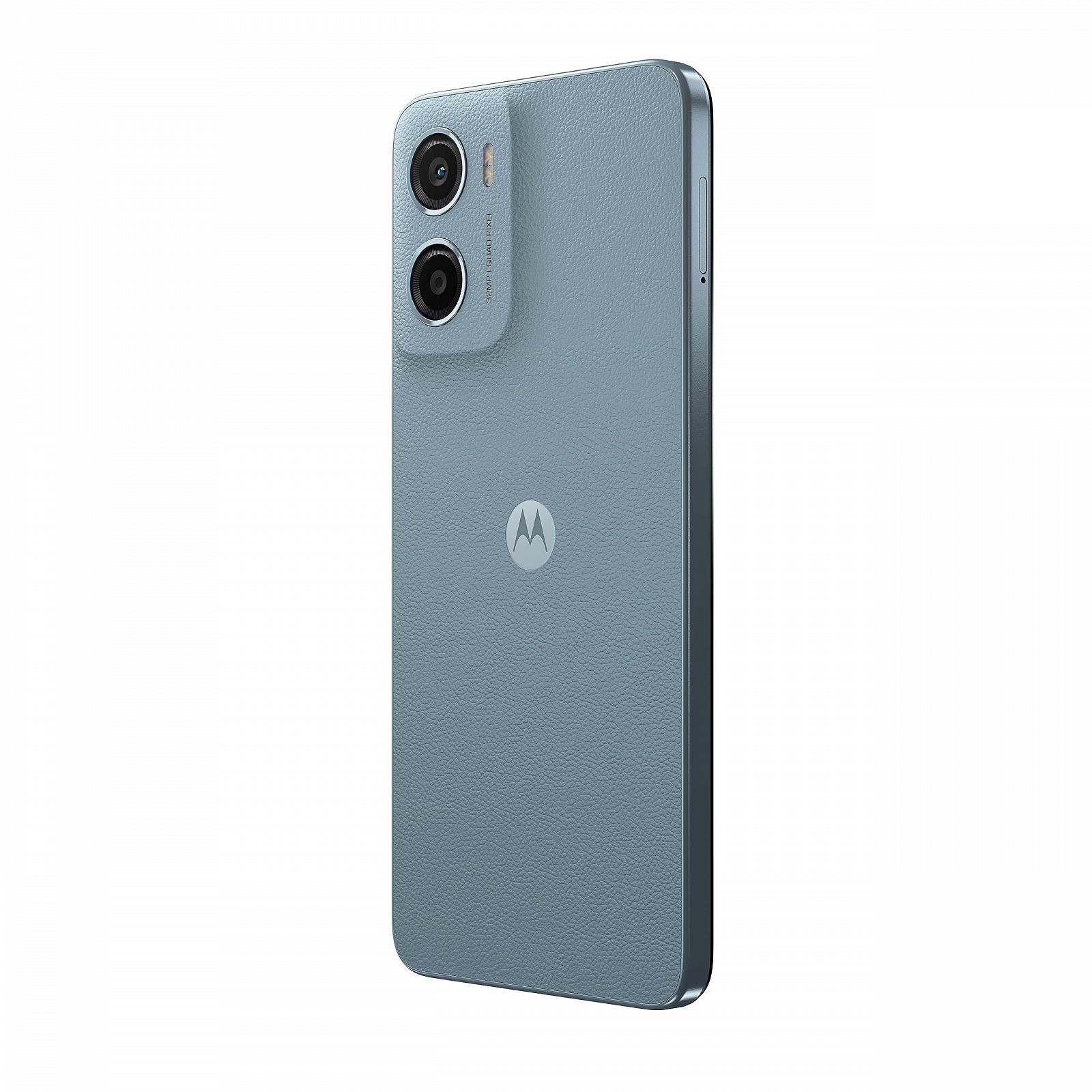 Смартфон Motorola Moto E15 2/64 GB 32 Мп Camera + Flicker Protection Sensor 6.67 дюйма HD+ 90 Гц Corning Gorilla Glass 3 5200 мАг MediaTek Helio G81 Extreme Android 14 Go Edition Misty Blue, фото №8