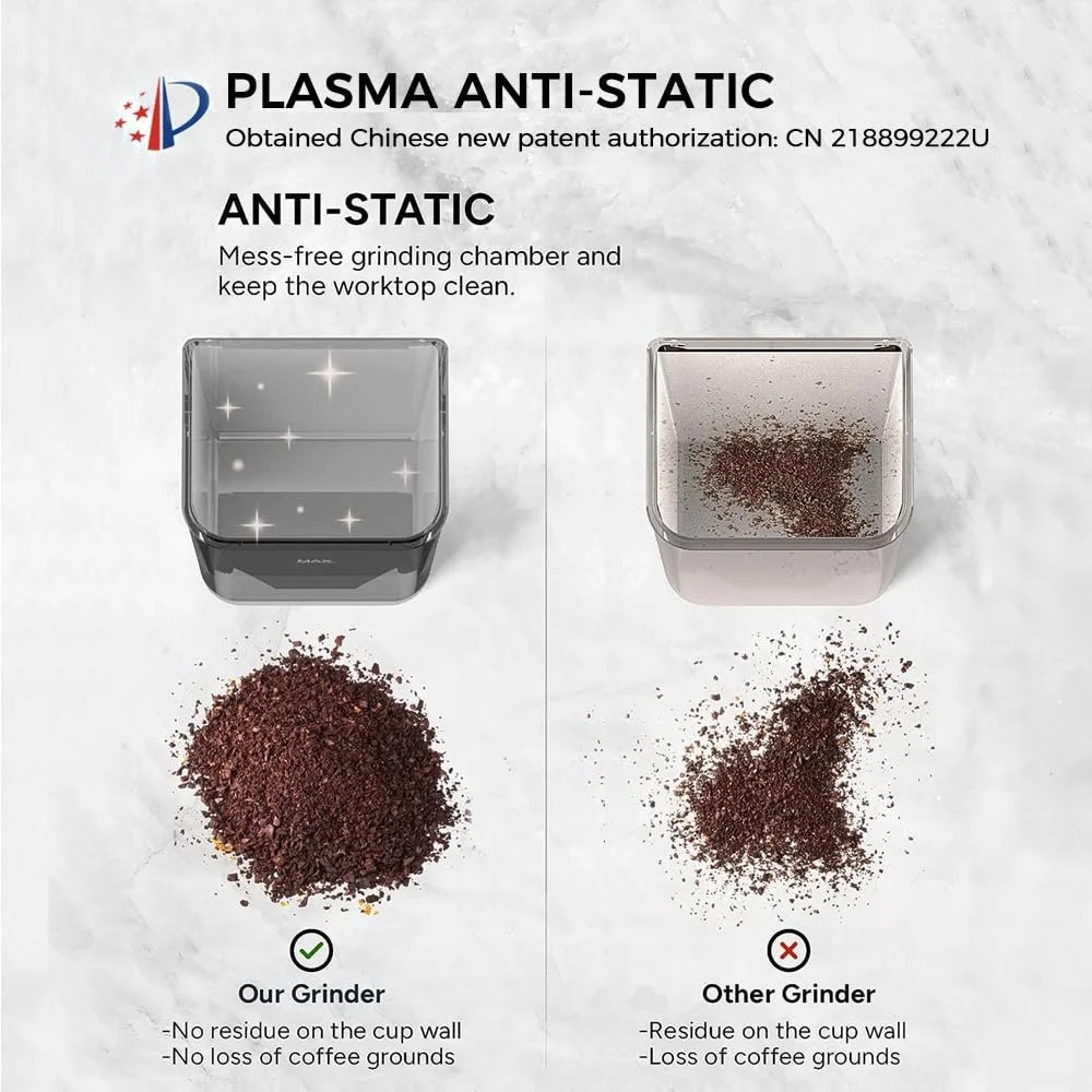 Кофемолка коническая Cafelffe MK-301, 420, нержавеющая сталь, 48 настроек, фото №8