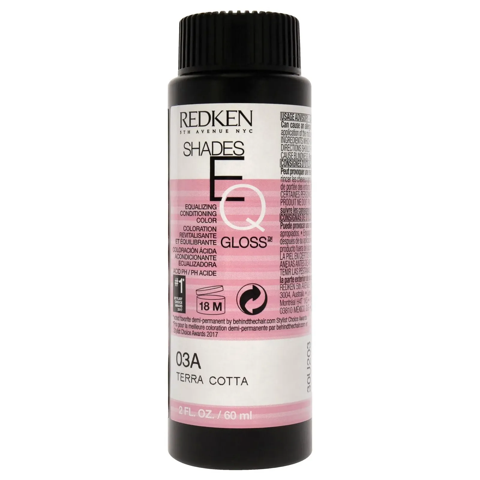 Фарба-блиск Redken Shades EQ Equalizing Conditioning Color Gloss 03A Terra Cotta, фото №1 Фарба-блиск Redken Shades EQ Equalizing Conditioning Color Gloss 03A Terra Cotta, фото №1