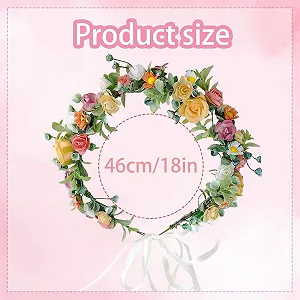 Вінок для волосся з квітами synthetic.ua - Фото 1