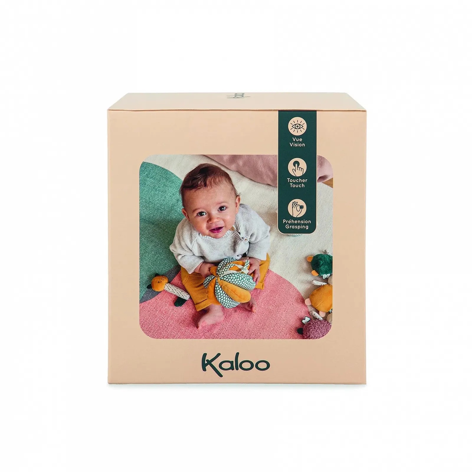 Мягкая игрушка Kaloo Stimuli Мой первый мяч Вибрация 12 см, фото №4